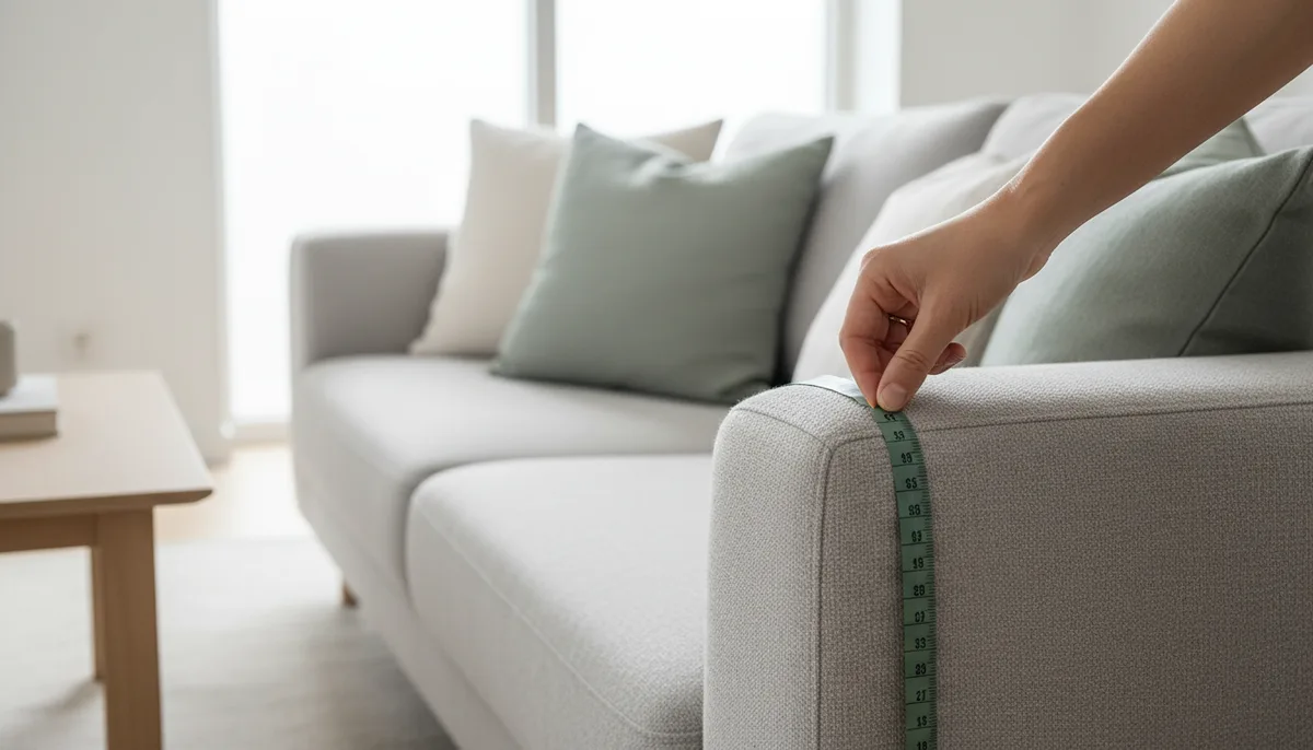 Comment choisir la taille d'une housse de canapé : mesures et erreurs à éviter