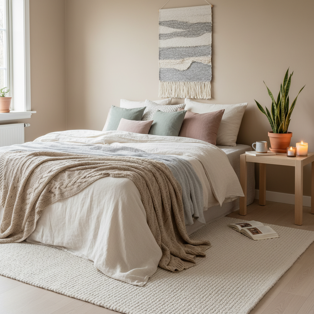 Idée déco chambre cocooning : créer un refuge douillet chez soi