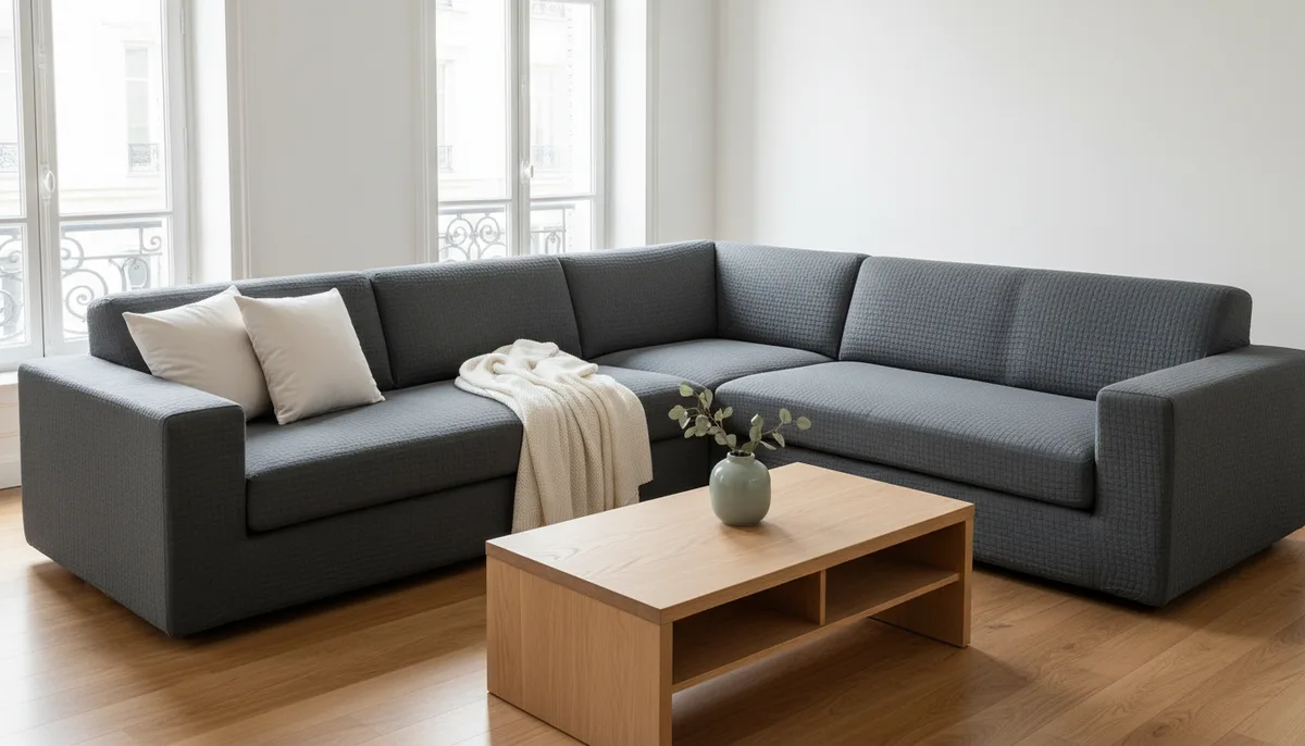 Recouvrir un canapé d'angle : étapes, outils et erreurs à éviter